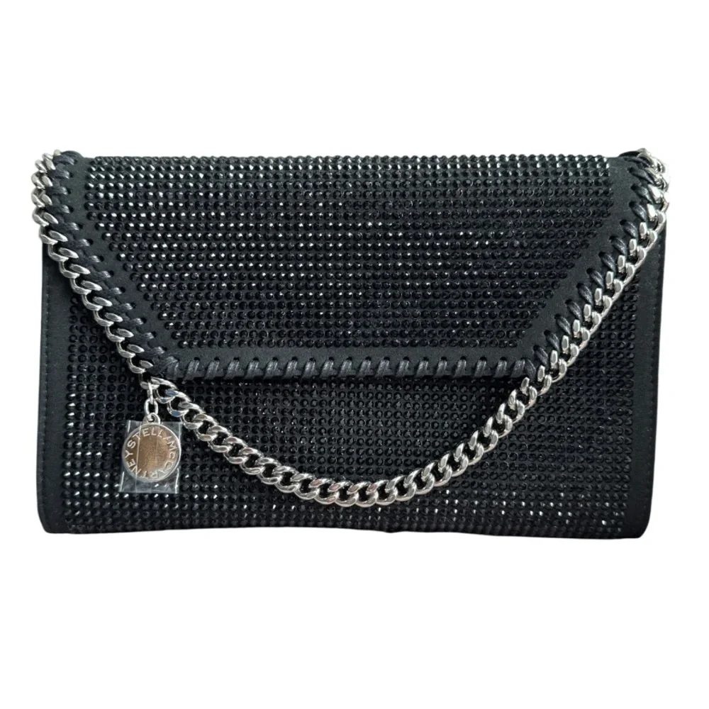Stella McCartney Falabella Mini Hotfix Crystal Crossbody Bag